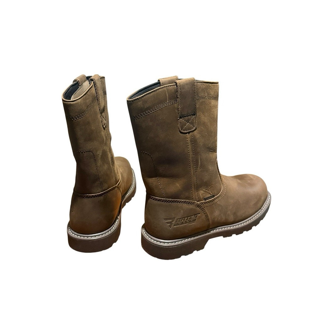 Waterproof Steel Toe Safety Work Boot Bates Wolverine Barnes Brown Leather 9 - Picture 3 of 8